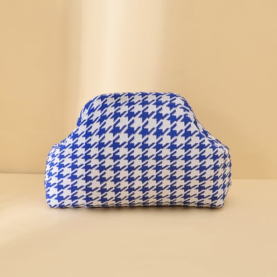 Houndstooth Clutch Bag